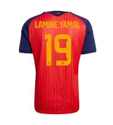 Spanien Lamine Yamal #19 Hjemmebanetrøje VM 2026 Kortærmet